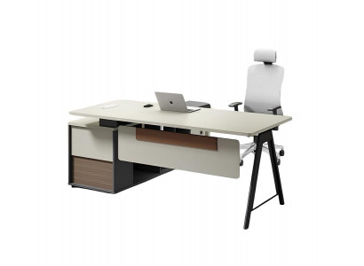 Eleganter Eckschreibtisch Holz mit Viel Stauraum und Praktischem Design