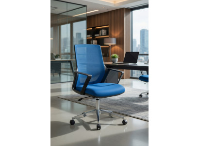 Moderner Bürostuhl für lange Sitzungen mit ergonomischer Unterstützung