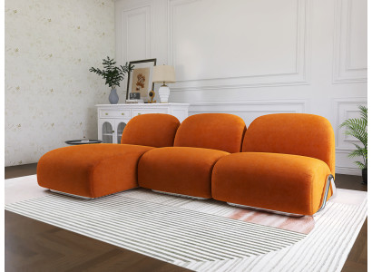 Luxuriöses Ecksofa L-form Design Stilvolles Wohnzimmermöbel Moderne Sofa