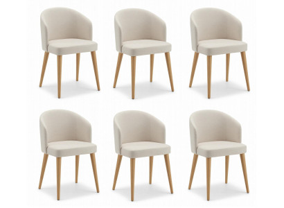 Luxuriöses weißes Stuhlset  Stühle für Esszimmer und Küche  Polsterstuhl