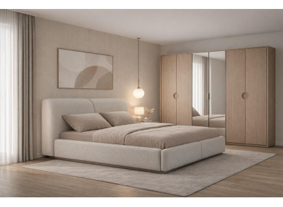 Komplettes Schlafzimmer-Set – Luxus Bett Kleiderschrank und mehr