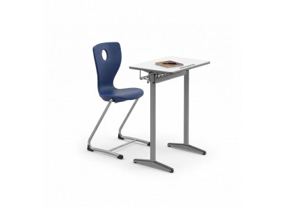 Moderne Schulbank mit stabilem Tisch und ergonomischem Schülerstuhl
