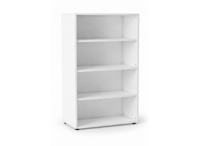 Moderner, funktionaler Schrank in Weiß mit klaren Linien und Stil