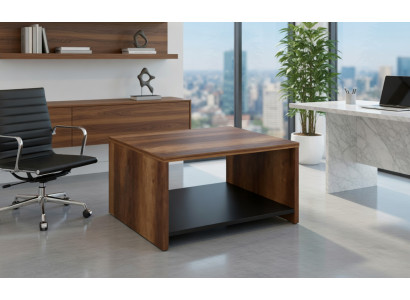 Eleganter Couchtisch Holz mit Ablagefläche modern