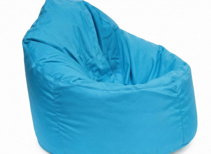 Moderner Sitzsack Pouf in Blau mit ergonomischer Form und Komfort