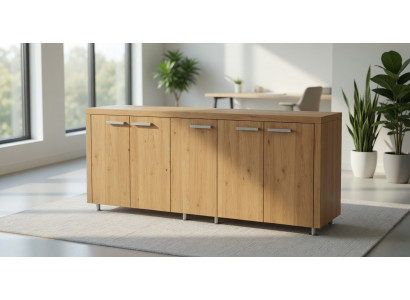Konsole im modernen Stil aus Holz mit funktionalem Design