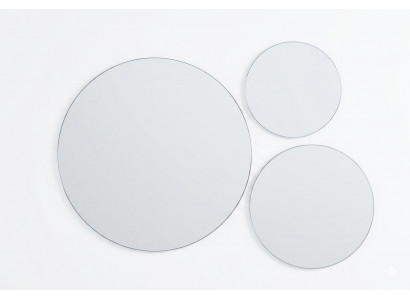 Spiegel Set im minimalistischen Design mit drei kreisrunden Spiegeln