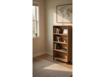 Modernes und praktisches Bücherregal für Bücher und Deko
