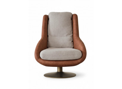 Sessel Moderner Stil Beigefarben Weicher Sessel Elegantes Design Stoffbezug