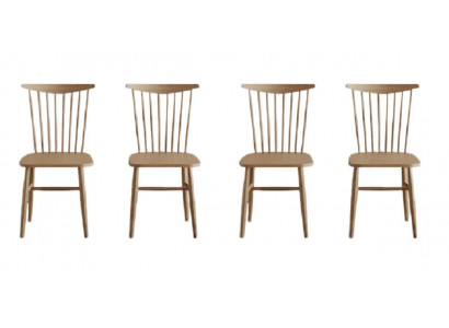 Moderner Stuhl-Set Stilvolle Esszimmer Sitzstühle Exklusives Gestell