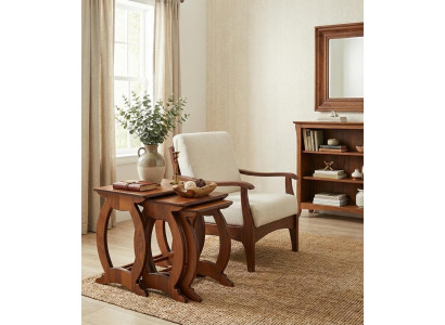 Holz Modern Braun Bequem Wohnzimmer Beistelltisch Praktisch Komfort