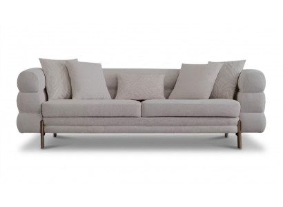Modernes 3-Sitzer Sofa in Weib