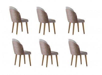Esstischstühle Set Moderner Stil Beige Elegantes Design Weiche Stühle