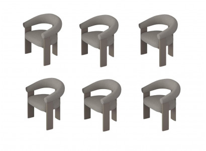 Esstischstühle Set Moderner Stil Beige Elegantes Design Weiche Stühle
