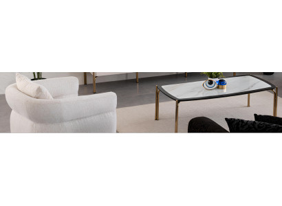 Design Sessel und Couchtisch Stil Holz Braun Modern Edel.