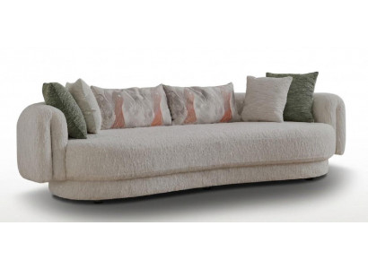 Modernes 4-Sitzer Sofa Weiß Elegante Couch
