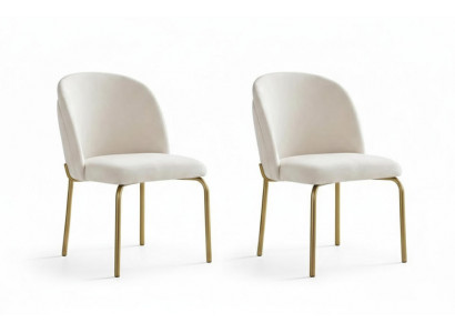 Modernes Stuhlset mit stilvollem Design und hohem Sitzkomfort.
