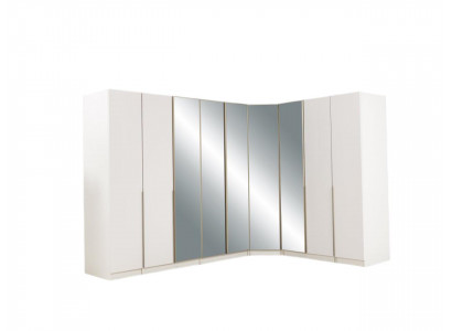 Kleiderschrank Stil modern Farbe weiß Schlafzimmer praktisch komfortabel