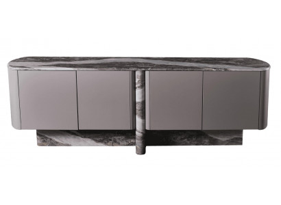 Konsole Dekorative Konsole Modern Holz  Marmorimitation F Wohnzimmer