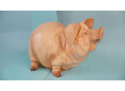 Design Schwein Figur Garten Statue Skulptur Figuren Skulpturen Dekoration c548