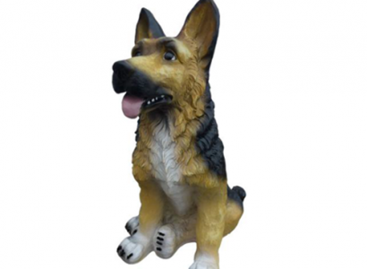 Deko Figur Statue Skulptur 50 cm FIguren Statuen Skulpturen Hund Garten (A143)