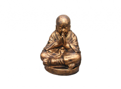 Deko Figur Statue Skulptur 49 cm Figuren Statuen Skulpturen Goldene Buddha (B16)