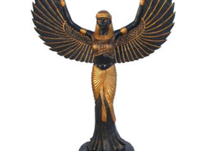 Ägypten Skulptur Göttin Isis  Figur Statue Figuren Statuen Antik Stil 25cm Neu
