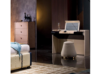 Schminktisch Hocker Komplett Set Kommode Schlafzimmer Neu 2tlg. Konsole Garnitur