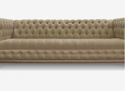 Chesterfield Stoffsofa Sofagarnitur Designer Polster Sitz Couch 3+2+1 Sofa Neu