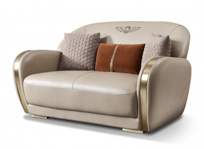 Couch Chesterfield Leder Textil Polster Sofa Couchen Sofas Designer Neu 2 Sitzer