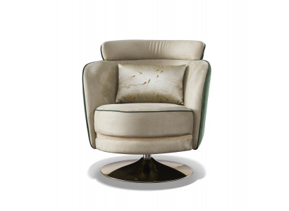 Lehnstuhl Design Sessel Dreh Leder Polster Wohnzimmer Samt Gastro Stuhl Stühle