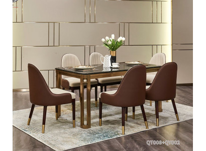 Esstisch Stühle Esszimmer Set Essgruppe Moderner Tisch 7tlg Set Stuhl Tisch Neu