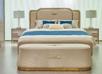 Bett Polster Design Luxus Doppel Hotel Betten Ehe 180x200cm Schlaf Zimmer Leder
