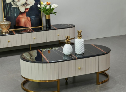 Designer Kommode Anrichte Side Low Board Schrank Wohn Zimmer Regal Metall Luxus