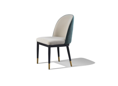 Klassischer Stuhl Modern Stil Sessel Lounge Club Sitz Polster Design Holz Textil