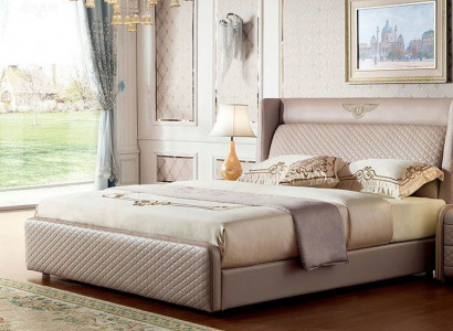 Luxus Design Bett Doppel Betten Schlazimmer Möbel Lederbett hotel Einrichtung