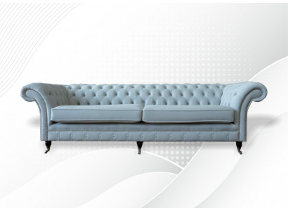 Polster Sofas Design Luxus Couch Sofa 4 Sitzer Stoff Couchen Viersitzer Samt Neu