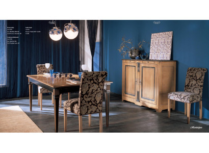 Esstische Tische  Möbel Esstisch Naturholz Retro Style Esszimmer Wohnzimmer