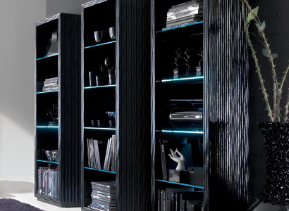 Wohn Zimmer Schränke Regale Bücher Schrank System Möbel Design Trenn Wand Regal