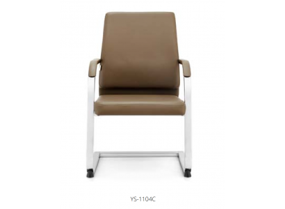 Kunstleder-Sessel in Schwarz mit Edelstahlrahmen, modernes Design