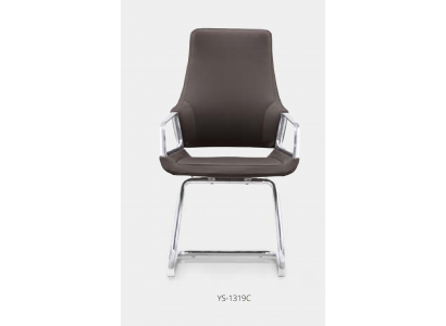 Kunstlederstuhl in Schwarz modern eleganter Sitzkomfort