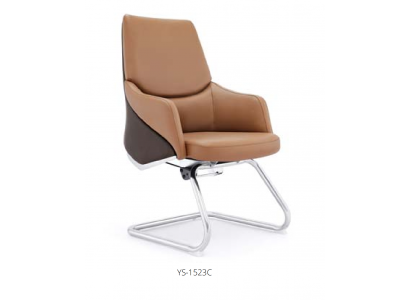 Kunstlederstuhl in Schwarz modern eleganter Sitzkomfort