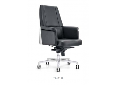 Kunstleder Sessel in Schwarz für modernes Wohnzimmer