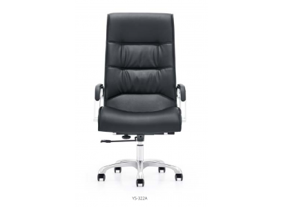 Kunstleder-Sessel in Schwarz modern eleganter Stil