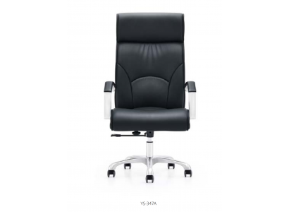 Kunstleder Sessel in Schwarz modern und elegant