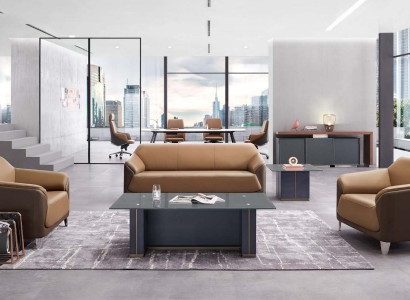 Kunstleder Chesterfield-Sofa in Schwarz modern und elegant