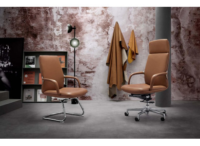 Kunstleder Sessel in Schwarz modern eleganter Sitzkomfort
