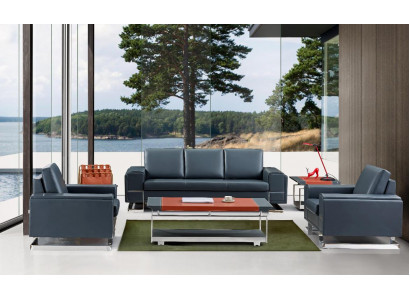 Kunstleder Sessel in Beige Elegant und Komfortabel