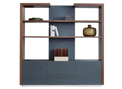 Moderner Aktenschrank aus MDF und Edelstahl in elegantem Design