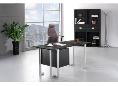 Moderner Schreibtisch aus MDF und PVC in elegantem Farbton